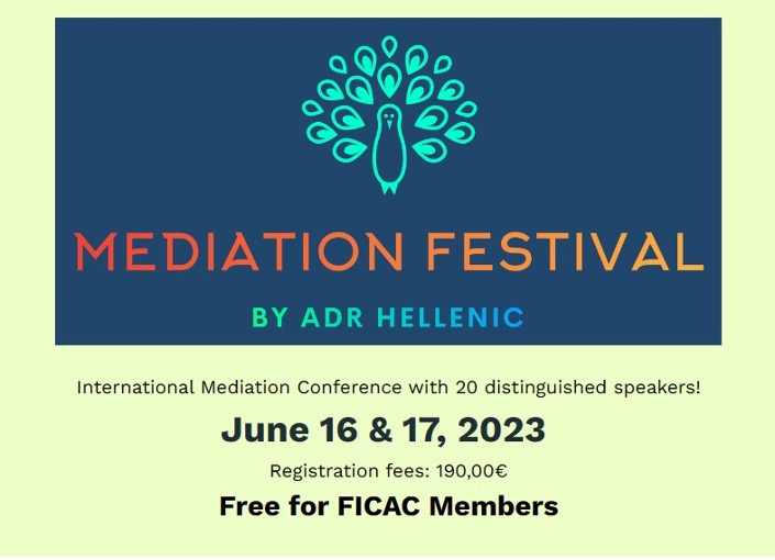1st Mediation Festival 2023 – ADR Hellenic Training Hub